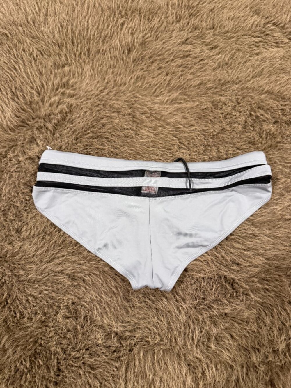 Gregg Homme Men's Swim Brief Size Medium Gray and Black Like New - Picture 6 of 9